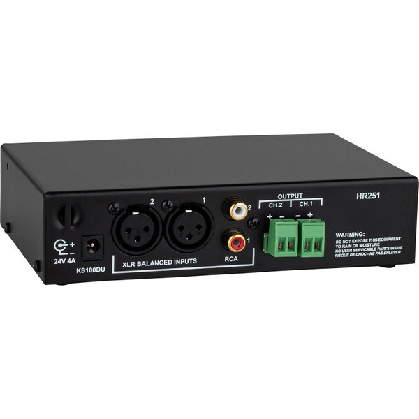Main product image for Rolls HR251 50 + 50 Watt XLR Power Amplifier245-1262